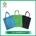 Hot Selling Promotional Non Woven Foldable Zipper Tote Bag Shopping Bag